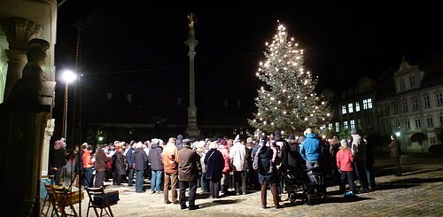 Adventssingen Residenzplatz